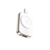 Nettech NTWCH07 Watch Saat Taşınabilir Kablosuz Wireless Şarj (Beyaz) NTWCH07