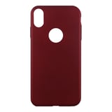 Nettech Apple iPhone XS Max Uyumlu Suide Arka Koruma Kılıf (Bordo) VR11274