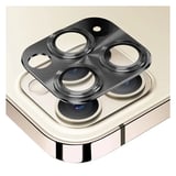 Nettech Apple iPhone 11 Pro Uyumlu Metalik Seri Kamera Cam Koruyucu (Siyah) NT90364
