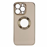 Nettech Apple iPhone 13 Pro Uyumlu Halkalı Logo Seri Arka Koruma Kılıf (Rose Gold) NT97164