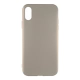 Nettech Apple iPhone XS Max Uyumlu Arka Koruma Arka Koruma Kılıf (Krem) VR12355