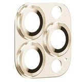 Nettech Apple iPhone 14 Pro Max Uyumlu Metalik Seri Kamera Cam Koruyucu (Gold) NT97529