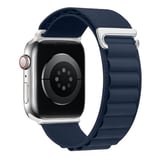 Nettech Apple Watch Seri 42/44 mm Uyumlu Kumaş Kordon (Lacivert) NT103056