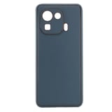 Nettech Xiaomi Mi 11 Pro Uyumlu Coco Leather Seri Arka Koruma Kılıf (Gri) NT99669