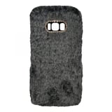 Nettech Samsung Galaxy G955 S8 Plus Uyumlu Peluş Arka Koruma Kılıf (Siyah) VR12922