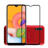 Nettech Samsung Galaxy A01 Uyumlu Ön Koruma Mat Seramik Nano Ekran Koruyucu (Siyah) NT88573