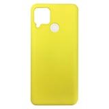 Nettech Realme C25 Uyumlu Nano Arka Koruma Kılıf (Sarı) NT91527