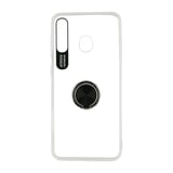 Nettech Samsung Galaxy A30 Uyumlu Doris Ring Arka Koruma Kılıf (Şeffaf) VR14970