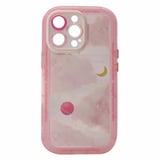 Nettech Apple iPhone 13 Pro Uyumlu Gif Seri Arka Koruma Kılıf (Pembe) NT97258