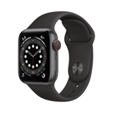 Apple Watch Series 6  Alüminyum  40mm  Cellular  Gece yarısı