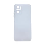 Nettech Xiaomi Redmi Note 10 Uyumlu Ultra Slim Arka Koruma Kılıf (Beyaz) NT87919