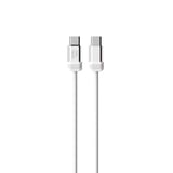 Nettech NTDC47 60W Plastik 100 Cm TypeC To TypeC Şarj ve Data Kablosu (Beyaz) NT108319