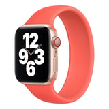 Nettech Apple Watch Seri 40/38 mm Uyumlu Silikon Kordon (Turuncu) NT85358