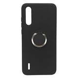 Nettech Xiaomi Mi A3 Lite Uyumlu Nano Ring Arka Koruma Kılıf (Siyah) NT81845