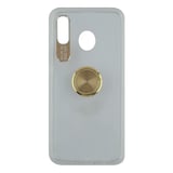 Nettech Samsung Galaxy A20 Uyumlu Doris Ring Arka Koruma Kılıf (Şeffaf) VR14948