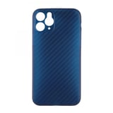 Nettech Apple iPhone 11 Pro Uyumlu Karbon Seri Arka Koruma Kılıf (Lacivert) VR20154