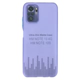Nettech Xiaomi Redmi Note 10 Uyumlu Ultra Slim Arka Koruma Kılıf (Lila) NT90652