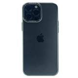 Nettech Apple iPhone 13 Pro Max Uyumlu Mika Renkli Metal Çerçeveli Seri Arka Koruma Kılıf (Yeşil) NT100970