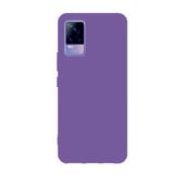 Nettech Vivo V21E Uyumlu Trend Seri Arka Koruma Kılıf (Lila) NT104718