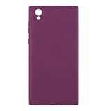 Nettech Sony Xperia L1 Uyumlu Suide Arka Koruma Kılıf (Mürdüm) VR4071