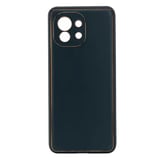 Nettech Xiaomi Mi 11 Uyumlu Coco Leather Seri Arka Koruma Kılıf (Yeşil) NT99673