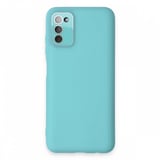 Nettech Samsung Galaxy A03S Uyumlu Nano Arka Koruma Kılıf (Turkuaz) NT94070