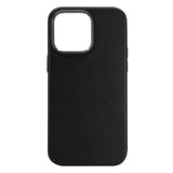 Nettech Apple iPhone 15 Pro Uyumlu NTN012 Deri Magsafe Arka Koruma Kılıf (Siyah) NT104550