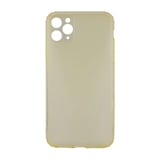 Nettech Apple iPhone 11 Pro Max Uyumlu Kamera Korumalı Arka Koruma Kılıf (Sarı) VR19214