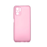 Nettech Xiaomi Redmi Note 10 Uyumlu Ultra Slim Arka Koruma Kılıf (Pembe) NT87922
