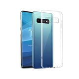 Nettech Samsung Galaxy S10 Uyumlu Arka Koruma Arka Koruma Kılıf (Şeffaf) VR14748