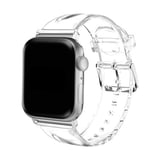 Nettech Apple Watch Seri 40/38 mm Uyumlu Seramik Kordon (Şeffaf) NT110287