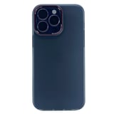 Nettech Apple iPhone 14 Pro Uyumlu Mika Renkli Çerçeveli Tuş Seri Arka Koruma Kılıf (Siyah) NT98998