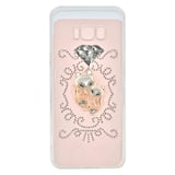 Nettech Samsung Galaxy G950 S8 Uyumlu Taşlı Seri Arka Koruma Kılıf (Rose Gold) NT17041