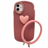 Nettech Apple iPhone 11 Uyumlu Halka Bilekli Nano Seri Arka Koruma Kılıf (Pembe) NT97303
