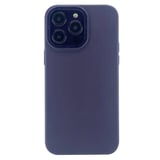 Nettech Apple iPhone 14 Pro Uyumlu Metal Çerçeveli Deri Arka Koruma Kılıf (Mor) NT101514