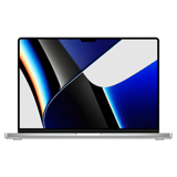 Apple MacBook Pro 16" (16inch, 2021)  M1 Pro 10CPU 16GPU  16 GB  512 GB  Gümüş