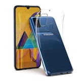 Nettech Samsung Galaxy M21 Uyumlu Rarroz Seri Arka Koruma Kılıf (Şeffaf) NT80206