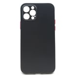 Nettech Apple iPhone 12 Pro Uyumlu Karbon Seri Arka Koruma Kılıf (Siyah) NT85702