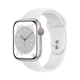 Apple Watch Series 8  Alüminyum  45mm  Cellular  Gümüş
