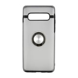 Nettech Samsung Galaxy S10 Uyumlu Armour Yüzüklü Seri Arka Koruma Kılıf (Gri) VR14991