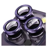 Nettech Apple iPhone 14 Pro Max Uyumlu Alüminyum Seri Kamera Cam Koruyucu (Mor) NT103092
