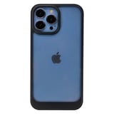 Nettech Apple iPhone 13 Pro Uyumlu Solid Frame Arka Koruma Kılıf (Siyah) NT95828