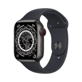 Apple Watch Series 7  Titanyum  45mm  Cellular  Gece yarısı