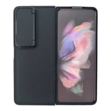 Nettech Samsung Galaxy Z Fold 4 Uyumlu Manyetik Standlı Seri Arka Koruma Kılıf (Siyah) NT111531
