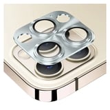 Nettech Apple iPhone 12 Pro Max Uyumlu Metalik Seri Kamera Cam Koruyucu (Gümüş) NT90380