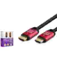 Hadron HDX2034 HDTV 4K Plastik 500 Cm Hdmi Kablo (Kırmızı) NT-103505