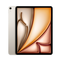 Apple iPad Air (6. Nesil) - 1 TB - 13 inç - Wi-Fi + Cellular - Yıldız Işığı