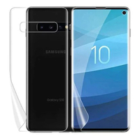 Exquıs Samsung Galaxy S10 Plus Uyumlu Ön ve Arka Koruma 360 Full Kaplama (Şeffaf) VR-18425
