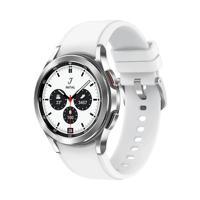 Samsung Galaxy Watch 4 Classic - Paslanmaz Çelik - 42 mm - LTE - Gümüş
