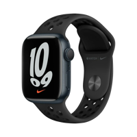 Apple Watch Series 7 Nike - Alüminyum - 41mm - GPS - Gece Yarısı